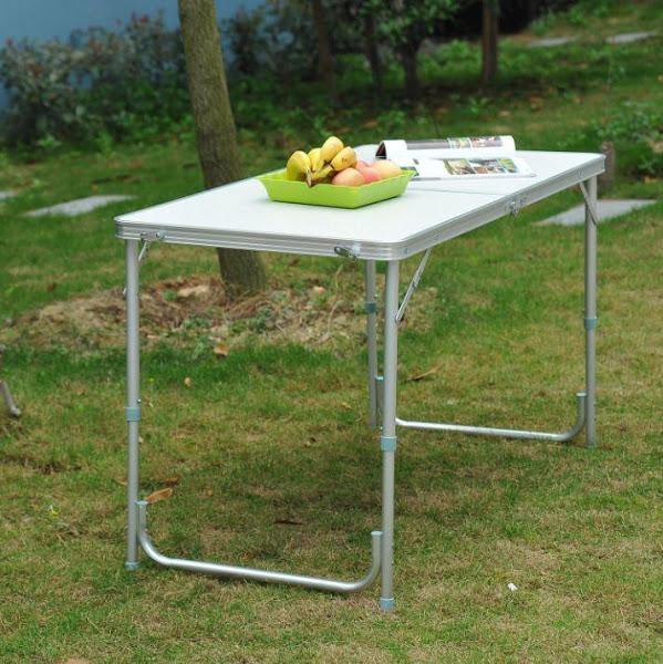 Masuta pliabila picnic din aluminiu 60 x 120 cm