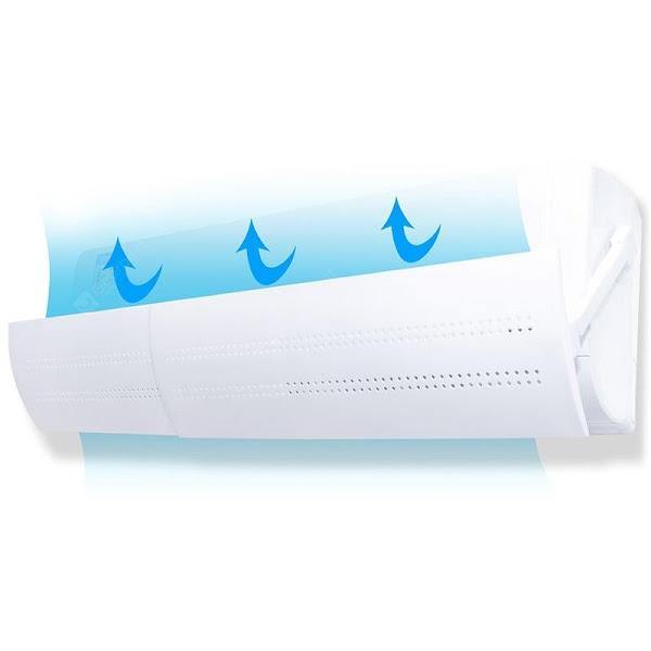 Deflector reglabil pentru aer conditionat, protectie jet de aer rece, 56-95 cm