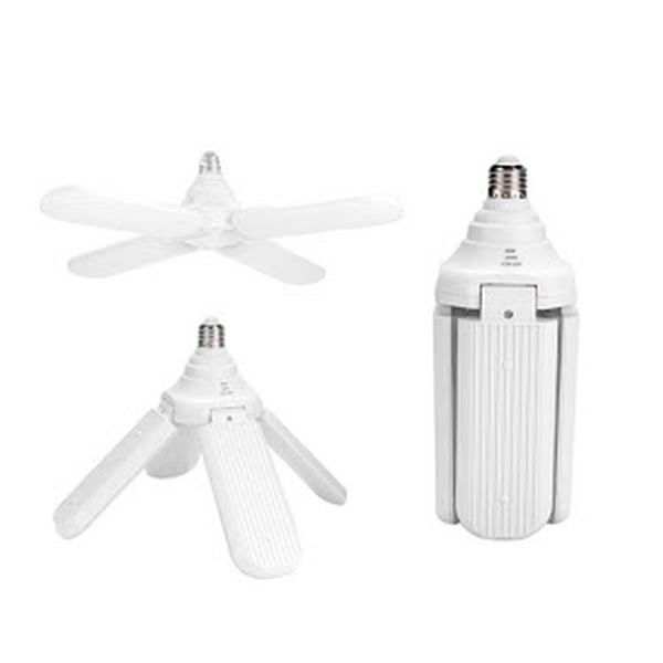 Lampa LED cu 4 brate mobile ajustabile, Fan Blade, E27, 3000K, 48W