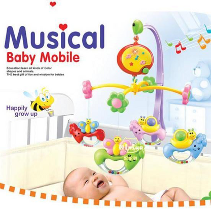 Carusel muzical pentru patut bebe, Musical Baby Mobile