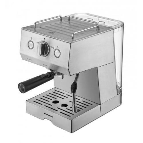 Espressor Heinner, 20 bar, 1140 W, 1.5 L, filtru dublu din inox, Inox