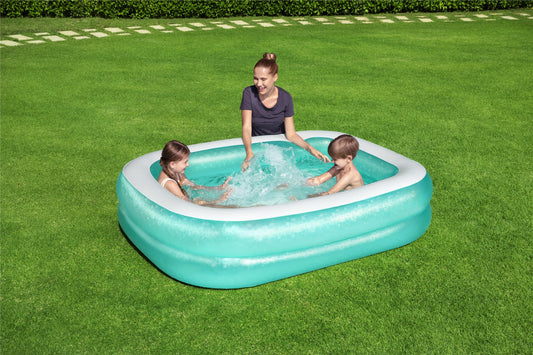 Piscina gonflabila, 201 x 150 x 51 cm, 2 inele, Family Pool XXL